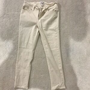 Seven7 Cream Skinny Jeans